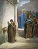Jesus & Widow'S Mite. /N(Mark 12:43). Color Engraving After Gustave Dor_. Poster Print by Granger Collection - Item # VARGRC0029415