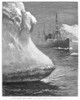 Iceberg, 1890. /N'An Ocean Steamer Among Icebergs In The North Atlantic.' Wood Engraving, American, After Thure De Thulstrup, 1890. Poster Print by Granger Collection - Item # VARGRC0053252