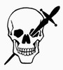 Symbol: Skull & Dagger. /Nsymbol For A Threat. Poster Print by Granger Collection - Item # VARGRC0098639