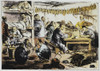 Chinese Immigrants /Nworking In A San Francisco Cigar Factory. Lithograph, American, Late 19Th Century. Poster Print by Granger Collection - Item # VARGRC0041405