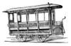 Streetcar, C1880. /Nwood Engraving, American, C1880. Poster Print by Granger Collection - Item # VARGRC0079947