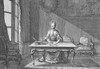 Writing, 18Th Century. /Na Woman Writing With A Quill. Line Engraving, French, Mid-18Th Century. Poster Print by Granger Collection - Item # VARGRC0016154