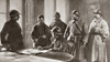 World War I: Prisoner. /Nfrench Officers Interrogating A German Prisoner Taken During Fighting Near Moronvilliers, France, During World War I. Rotogravure Photograph, 1914-1918. Poster Print by Granger Collection - Item # VARGRC0407895