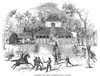 Ceylon: Wariyapola, 1850. /Nshoot-Out Between The British Ceylon Rifle Regiment And Anti-Colonial Rebels At The Store At Wariyapola, C1848. Engraving, English, 1850. Poster Print by Granger Collection - Item # VARGRC0265868