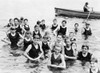Boy Scout Camp, C1919. /Nboy Scouts Swimming At Camp Ranachqua In Narrowsburg, New York. Photograph, C1919. Poster Print by Granger Collection - Item # VARGRC0322793