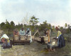 Virginia: Wash Day, 1900. /Nafrican American Women And Girls Washing The Family Laundry, Virginia. Oil Over A Photograph, C1900, By Frances Benjamin Johnston. Poster Print by Granger Collection - Item # VARGRC0057603