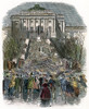 Polk: Inauguration, 1845. /Ninauguration Of James K. Polk As The 11Th President Of The United States On 4 March 1845. Engraving, 1845. Poster Print by Granger Collection - Item # VARGRC0009815