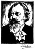 Johannes Brahms (1833-1897). /Ngerman Composer And Pianist. Drawing, C1932, By Samuel Nisenson. Poster Print by Granger Collection - Item # VARGRC0004280