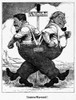 Presidential Campaign, 1912. /Nformer President Theodore Roosevelt And President William Howard Taft Battling For The Republican Presidential Nomination In A 1912 American Cartoon. Poster Print by Granger Collection - Item # VARGRC0163305