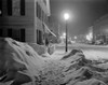 Vermont: Woodstock, 1940. /Ndowntown Woodstock, Vermont, On A Snowy Night. Photograph By Marion Post Wolcott, 1940. Poster Print by Granger Collection - Item # VARGRC0326714