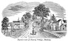 Mill Town: Medway, 1839. /Nfactory Village At Medway, Massachusetts. Wood Engraving, American, 1839. Poster Print by Granger Collection - Item # VARGRC0062338