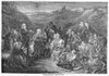 Covenanters Preaching. /Na Gathering Of Covenanters In The Scottish Highlands. Wood Engraving, 19Th Century. Poster Print by Granger Collection - Item # VARGRC0098540