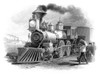 Railroad: Locomotive, 1870. /Namerican Bank Note Engraving, C1870. Poster Print by Granger Collection - Item # VARGRC0004745