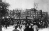 Triangle Factory Fire. /Ncrowd At Triangle Shirtwaist Company In New York City, The Day After The Devastating Fire, 26 March 1911. Poster Print by Granger Collection - Item # VARGRC0167702