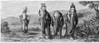 Elephant Capture, 1874. /Nsri Lankans Leading A Captive Elephant. Engraving, American, 1874. Poster Print by Granger Collection - Item # VARGRC0267092