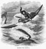Whaling: Narwhals. /Nline Engraving, 19Th Century. Poster Print by Granger Collection - Item # VARGRC0015643