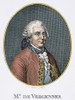 Count De Vergennes /N(1717-1787). Charles Gravier, Comte De Vergennes, French Statesman And Diplomat. Steel Engraving, 19Th Century. Poster Print by Granger Collection - Item # VARGRC0047986
