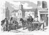 Ireland: Market, 1870. /Na Gentleman Farmer, Protected By Two Armed Guards, Attends The Market At Mullingar, Ireland. Wood Engraving, English, 1870 Poster Print by Granger Collection - Item # VARGRC0089469