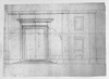 El Escorial: Door, C1570. /Nstudy Of The Door To The Kitchen At El Escorial Palace In Spain. Drawing By Architect Juan De Herrera, C1570. Poster Print by Granger Collection - Item # VARGRC0132772