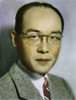 Hideki Yukawa, (1907-1981). /Njapanese Physicist And First Japanese Nobel Prize Winner. Oil Over Photograph, 20Th Century. Poster Print by Granger Collection - Item # VARGRC0063998