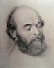 Dante Gabriel Rossetti. /N(1828-1882). English Painter And Poet. "The Dead Rossetti": Drawing By Frederick Shields. Poster Print by Granger Collection - Item # VARGRC0039631