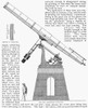 Telescope, 19Th Century. /Nthe New Washington Telescope. Line Engraving, American, 1873. Poster Print by Granger Collection - Item # VARGRC0056599