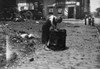 New York: Poverty, 1915. /Nbarefoot Boy Picking Trash On The Westside Of New York. Photograph By Lewis Hine, 1915. Poster Print by Granger Collection - Item # VARGRC0125156