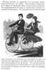 Bicycle Built For Two. /Nwood Engraving, 1869, American. Poster Print by Granger Collection - Item # VARGRC0014368