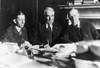Hays, Harding, And Coolidge. /Nunited States Postmaster General Will H. Hays, President Warren G. Harding And Vice President Calvin Coolidge. Photograph, C1921. Poster Print by Granger Collection - Item # VARGRC0175666
