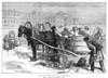 St. Petersburg, Russia. /Ntaking Water From The Neva River In St. Petersburg. Wood Engraving From An English Newspaper Of 1874. Poster Print by Granger Collection - Item # VARGRC0004804