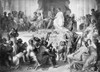 Alexander The Great. /Nwedding Of Alexander The Great And Statira, Daughter Of Darius, At Susa: Gravure Reproduction Of A Painting By Andreas Muller, Munich, 19Th Century. Poster Print by Granger Collection - Item # VARGRC0067638