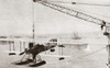 World War I: Seaplane. /Nbritish Seaplane Being Launched From A Warship During World War I. Photograph, C1916. Poster Print by Granger Collection - Item # VARGRC0408199