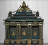 Buddhist Shrine. /Nbuddhist Shrine With Three Images Of Buddhist Dieties, Inlaid With Semi-Precious Gems. Nepalese, 19Th Century. Poster Print by Granger Collection - Item # VARGRC0105541