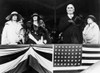 Warren G. Harding /N(1865-1923). 29Th President Of The United States. President And Mrs. Florence Harding (Wearing Fox) At A Horse Show, May 1923. Poster Print by Granger Collection - Item # VARGRC0131694