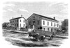 Utah: Salt Lake City, 1858. /Nsocial Hall For Mormon Meetings, In Salt Lake City, Utah. Engraving, American, 1858. Poster Print by Granger Collection - Item # VARGRC0266332