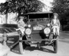 Girls With Car, C1919. /Ntwo Young American Girls Seated On A Car, C1919. Poster Print by Granger Collection - Item # VARGRC0164141