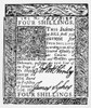 Delaware Banknote, 1776. /Nfour Shilling Paper Bill, 1776. Poster Print by Granger Collection - Item # VARGRC0076233