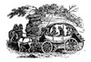 Stagecoach, 19Th Century. /Nwood Engraving, Early-19Th Century, By Alexander Anderson. Poster Print by Granger Collection - Item # VARGRC0014730