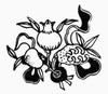 Symbol: Three Fruits. /Nchinese Symbol Of Happiness, Longevity, And Fertility. Line Engraving. Poster Print by Granger Collection - Item # VARGRC0098460