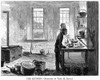 Chinese Immigrants, 1870. /Nthe Kitchen At A Chinese Shoe Factory In North Adams, Massachusetts. Wood Engraving, American, 1870. Poster Print by Granger Collection - Item # VARGRC0355027