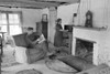Adobe House, 1940. /Na Homesteader And His Wife In Their Adobe House In Pie Town, New Mexico. Photograph By Russell Lee, 1940. Poster Print by Granger Collection - Item # VARGRC0352012
