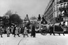 Sarah Bernhardt (1844-1923). /Nfrench Actress. A Group Of Orphans Carrying Palms Alongside Sarah Bernhardt'S Funeral Carriage. Photograph, 1923. Poster Print by Granger Collection - Item # VARGRC0175327