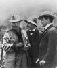 Theodore Roosevelt/N(1858-1919). 26Th President Of The United States. With Journalists Stephen Bonsal (Center) And Richard Harding Davis (Right) In Cuba, 1898. Poster Print by Granger Collection - Item # VARGRC0013929