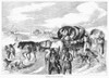 Hungarian Gypsies, 1874. /N'Hungarian Gypsies On The Tramp.' Line Engraving, English, 1874. Poster Print by Granger Collection - Item # VARGRC0088788
