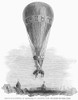Horseback Balloon Ride. /Nascent Of M. Poiteven, On Horseback, In A Balloon, From The Champ De Mars, Paris. Poster Print by Granger Collection - Item # VARGRC0013096
