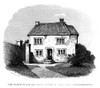 John Locke (1632-1704). /Nenglish Philosopher. The Birthplace Of Locke At Wrington, Somersetshire, England. Line Engraving, 19Th Century. Poster Print by Granger Collection - Item # VARGRC0069808