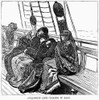 Immigrant Ship, 1870. /Neuropean Immigrants Traveling To America, Sleeping On The Deck Of An Atlantic Steamship. Engraving, American, 1870. Poster Print by Granger Collection - Item # VARGRC0355022