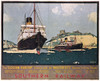 Steamship Travel Poster. /Nenglish Poster, 1932, For Southern Railway Advertising The Dover-Calais Crossing Of The English Channel. Poster Print by Granger Collection - Item # VARGRC0043262