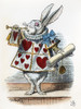 Carroll: Alice, 1865. /Nthe White Rabbit As Herald At The Trial. After The Design By Sir John Tenniel For The First Edition Of Lewis Carroll'S 'Alice'S Adventures In Wonderland'. Poster Print by Granger Collection - Item # VARGRC0027131