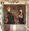 King Louis Ix Of France. /N(1214-1270). King Of France, 1226-70, Tutoring His Son Philip: French Manuscript Illumination, 13Th Century. Poster Print by Granger Collection - Item # VARGRC0020944